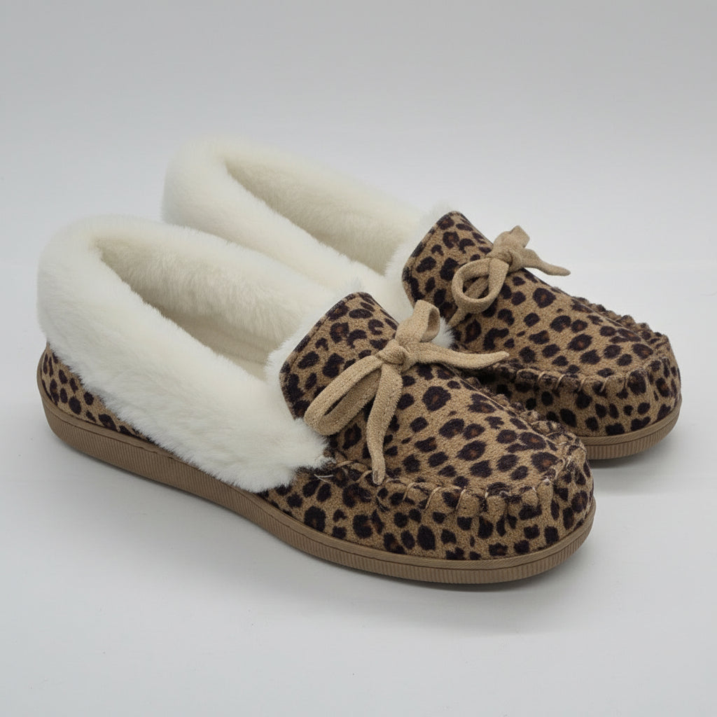 Womens Leopard mocc