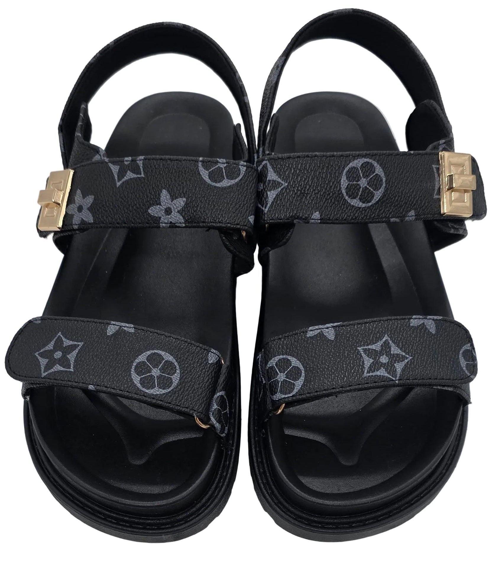 BLACK WOMENS SANDALS