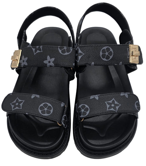 BLACK WOMENS SANDALS