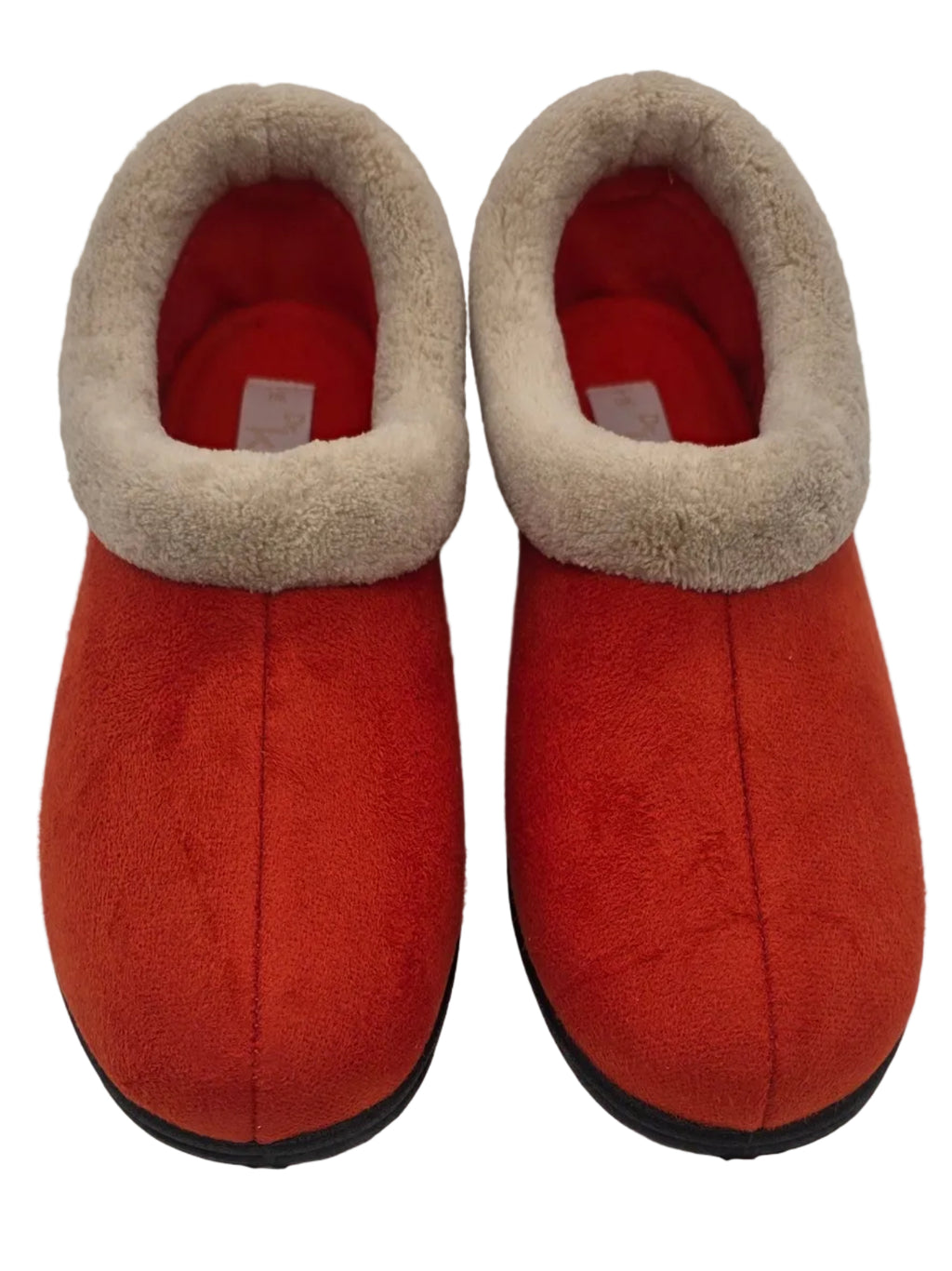 Women's Cosy Faux Fur Slippers – Terracotta