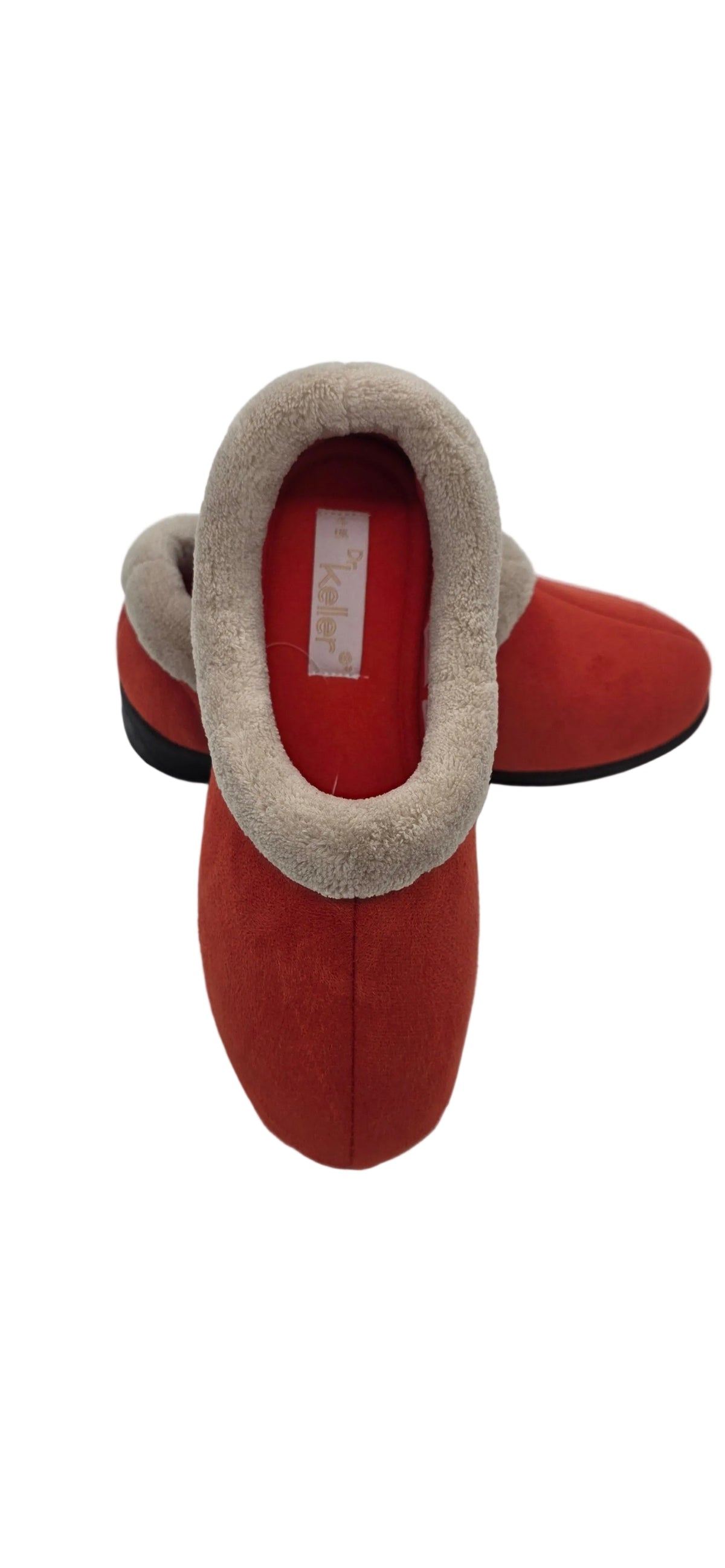 Women's Cosy Faux Fur Slippers – Terracotta