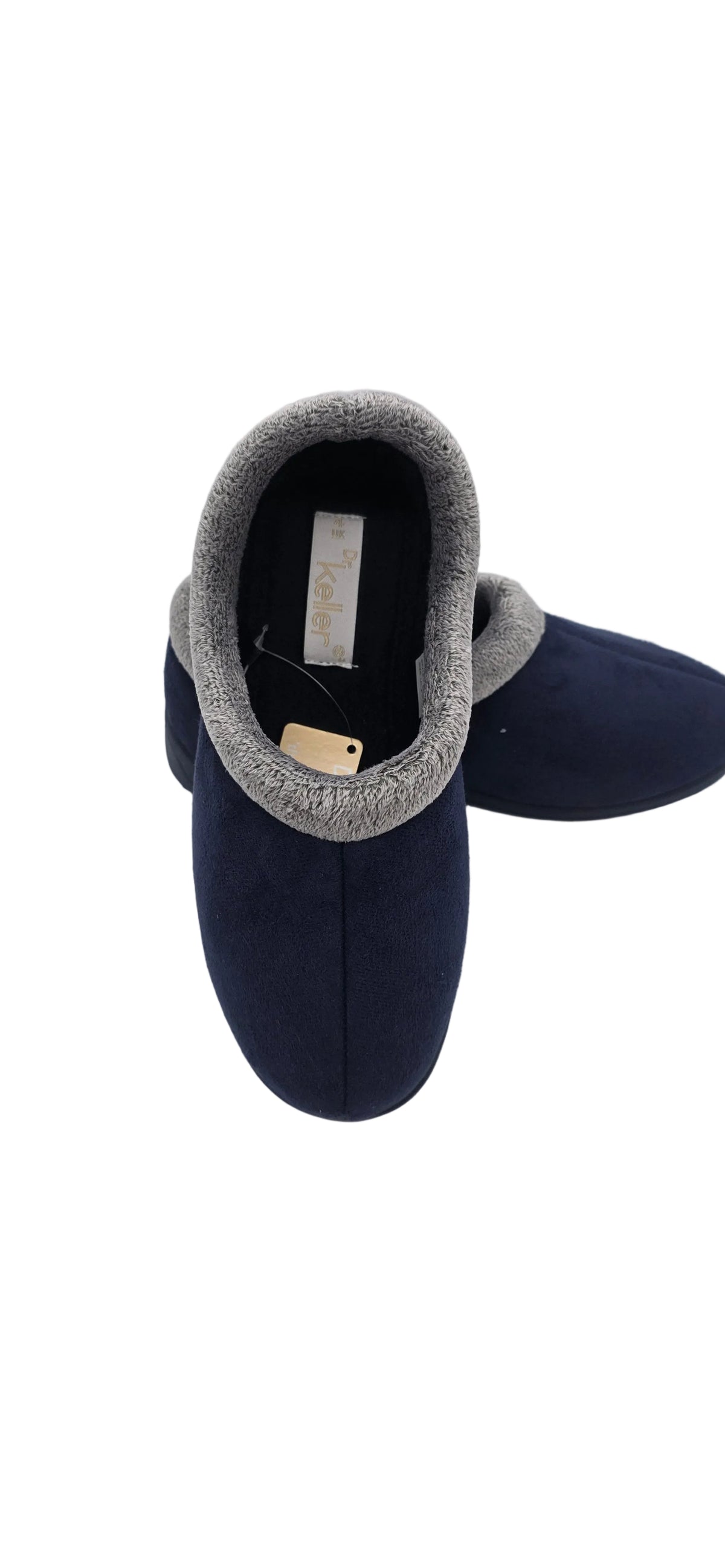 Women's Cosy Faux Fur Slippers – Navy