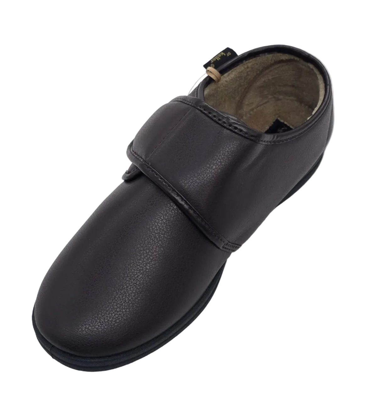 Dr. Keller Men's Velcro Comfort Shoe – Dark Brown