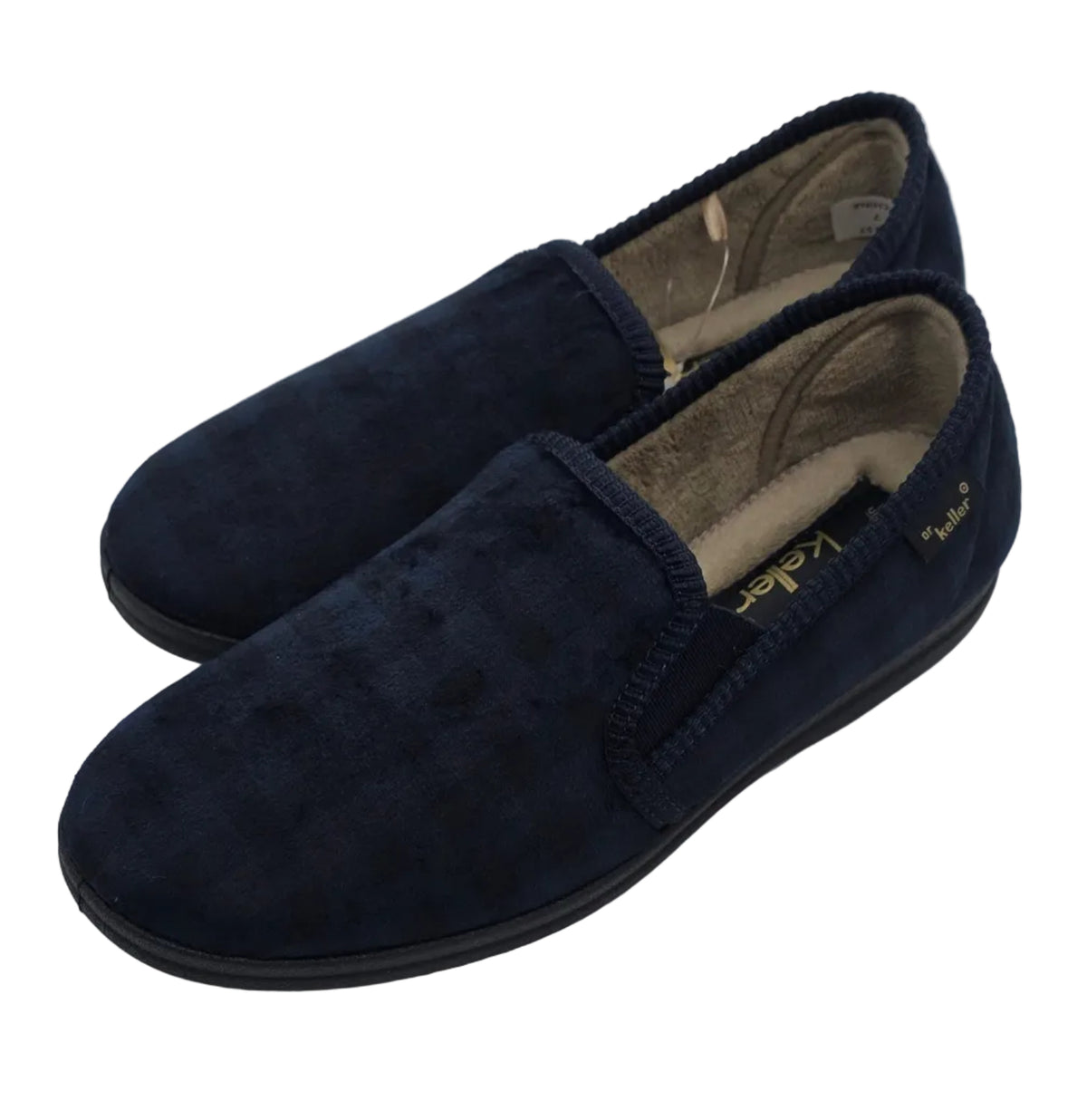 Dr Keller Men's Checked Plaid Slip-On Slippers
